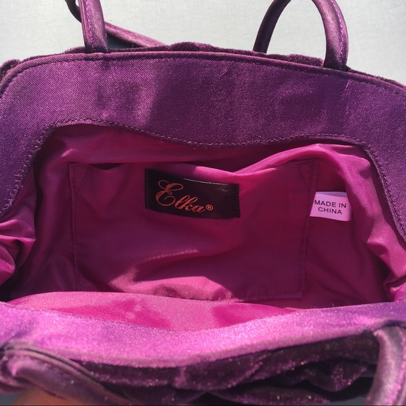Elka Small Purple Hand Bag - Picture 5 of 7